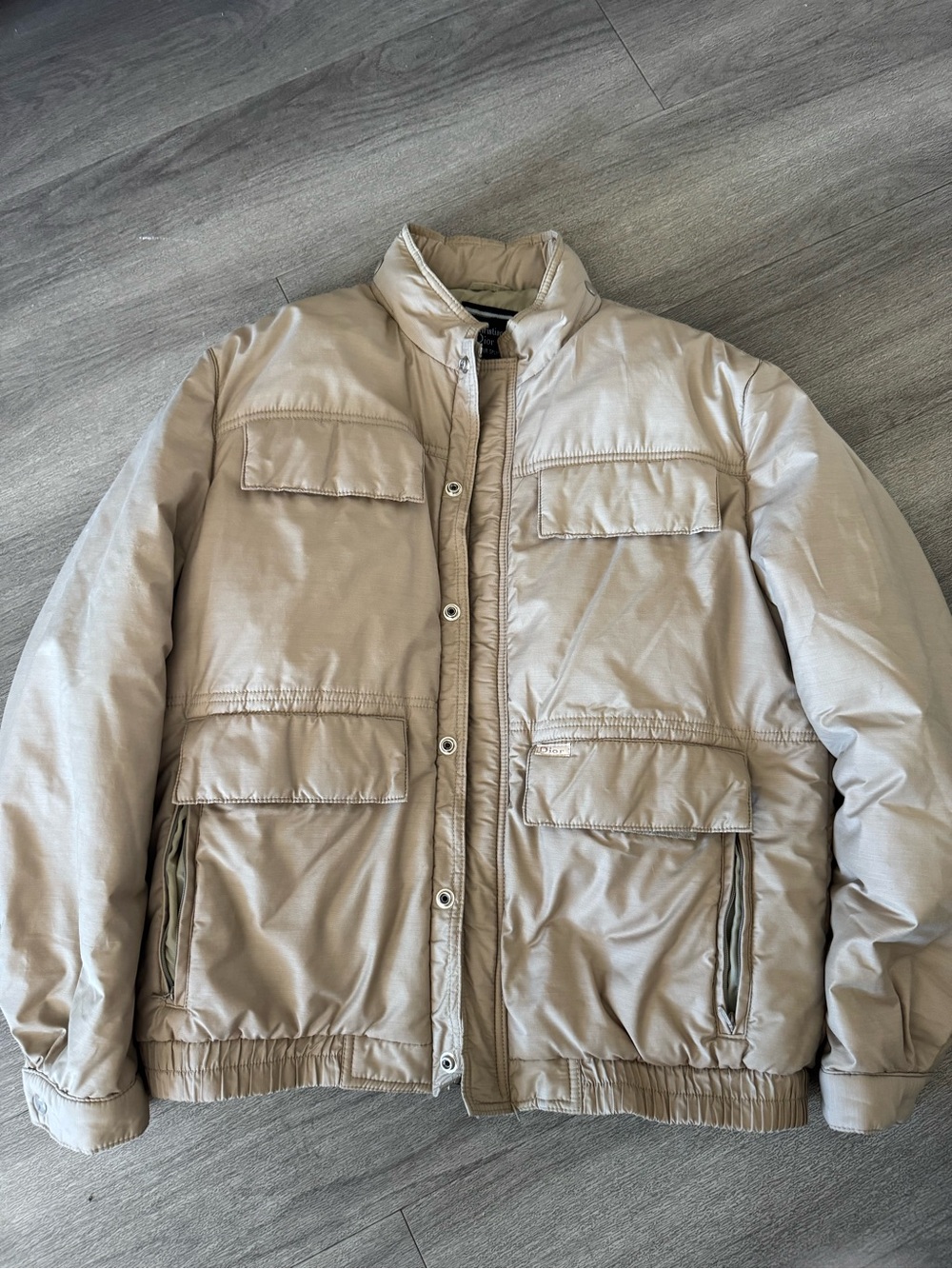 Vintage Christian Dior x Monsieur Sport Beige Puffer Jacket